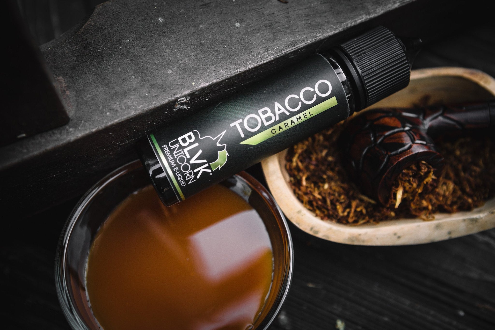 Naturally Extracted Caramel Tobacco E-Liquid By VS Fifty-50